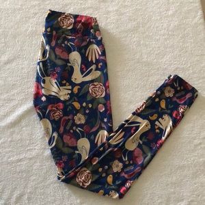 LulaRoe OS leggings Easter print